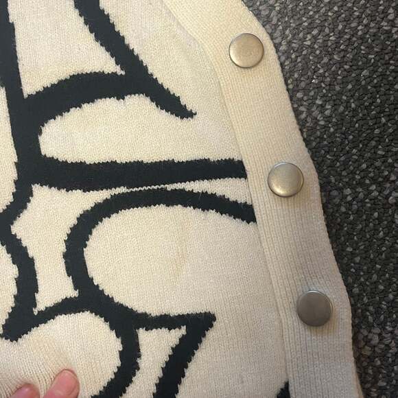 Maeve Open-Side Heart Knit Sweater Vest - Picture 3 of 5